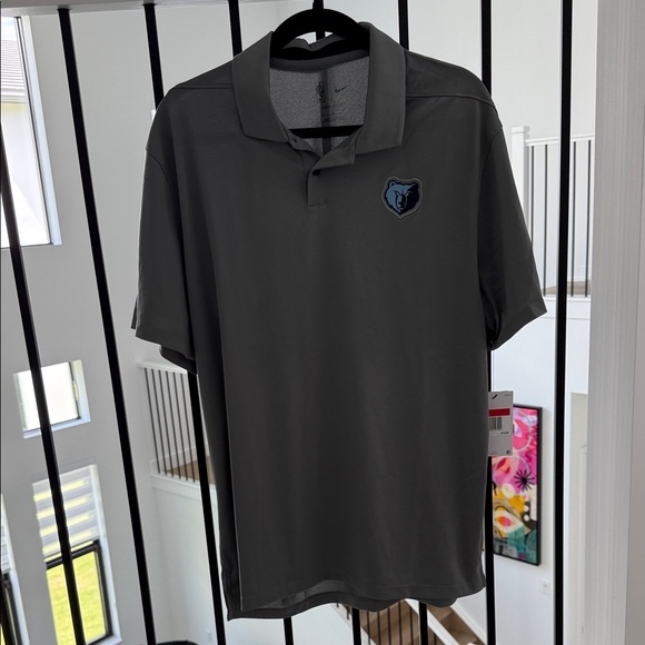 Men’s Nike Dark Gray Grizzlies Polo Shirt - Picture 1 of 3